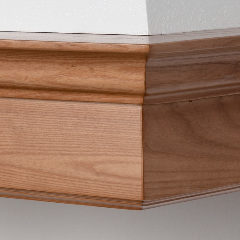 Acquista online ANNA 120 cappa cucina legno frassino, cono bianco, mot. C70 Coppari